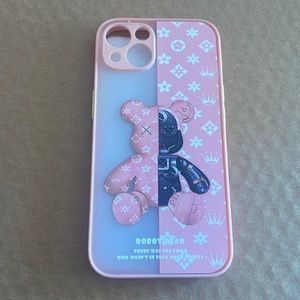 Robotbear I phone 13 case color pink and brand new